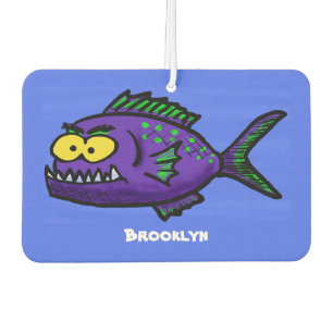 Cartoon Piranha Autolufterfrischer