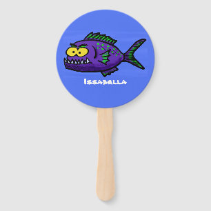 Cartoon Piranha Fächer