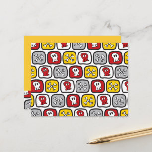 Cartoon Pirate / Skeleton Skulls & Bones Spaß Kind Postkarte