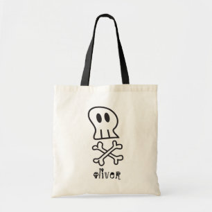Cartoon Pirate Skull & Bone Kid's Halloween-Party Tragetasche