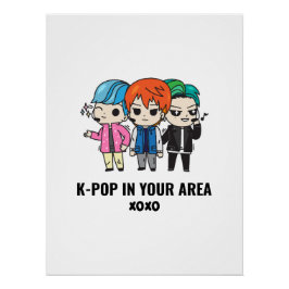 Cartoon-Plakat | Figurenillustration Poster