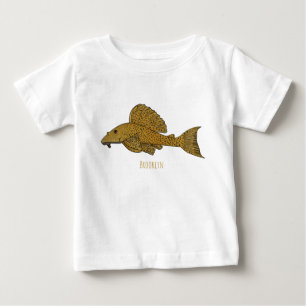Cartoon Pleco Baby T-shirt
