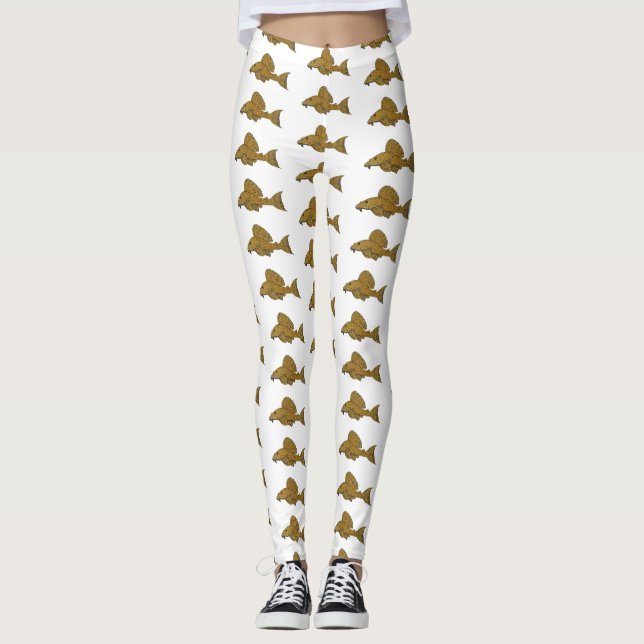 Cartoon Pleco Leggings (Vorderseite)
