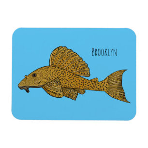 Cartoon Pleco Magnet