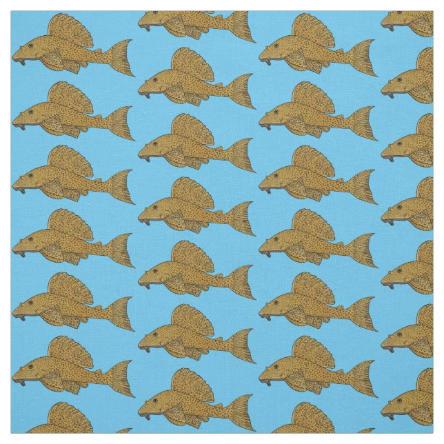 Cartoon Pleco Stoff (Muster)