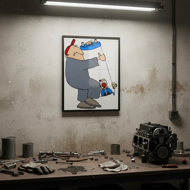 Cartoon Plumber Poster (Von Creator hochgeladen)