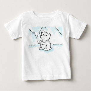 Cartoon-polares Bärenjunges benötigt ein Baby T-shirt