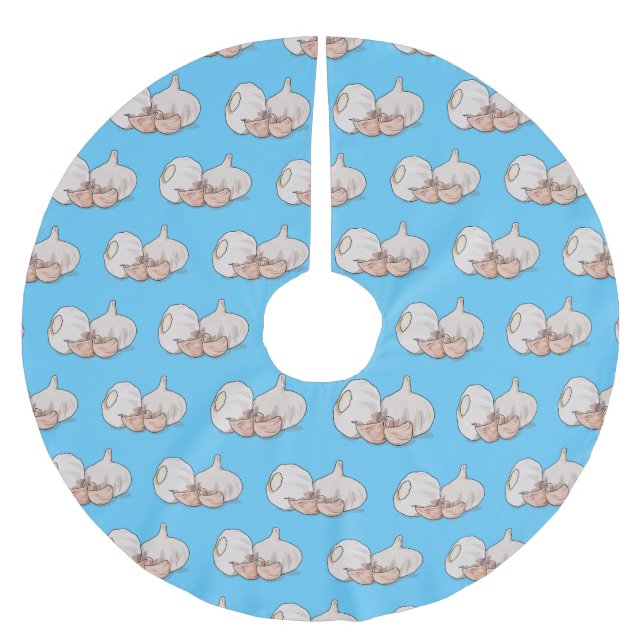 Cartoon Polyester Weihnachtsbaumdecke (Vorderseite)