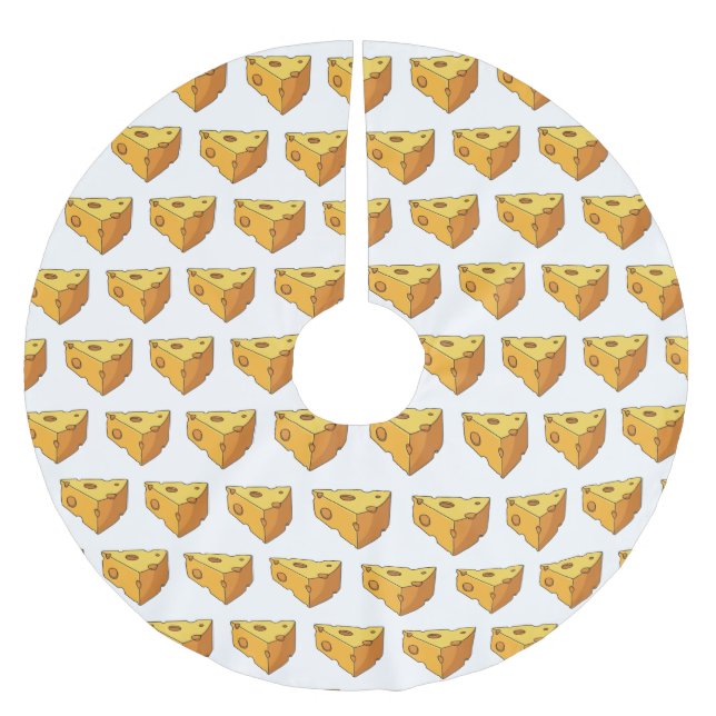 Cartoon Polyester Weihnachtsbaumdecke (Vorderseite)