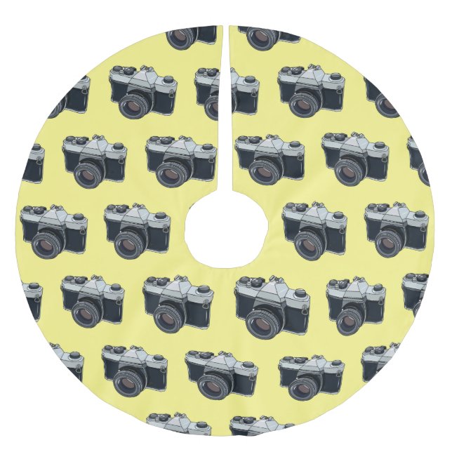 Cartoon Polyester Weihnachtsbaumdecke (Vorderseite)