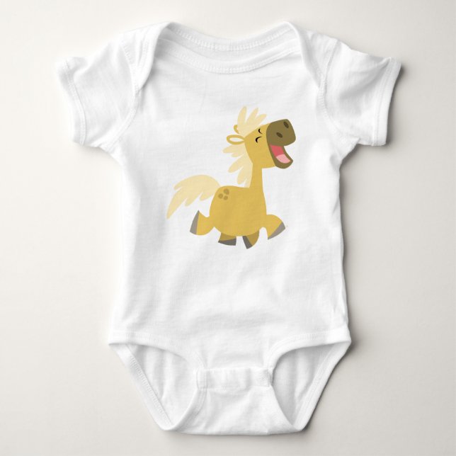 Cartoon Pony Baby Bekleidung Baby Strampler (Vorderseite)