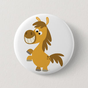 Cartoon-Pony Button-Abzeichen Button