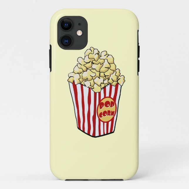 Cartoon Popcorn Bag Case-Mate iPhone Hülle (Rückseite)