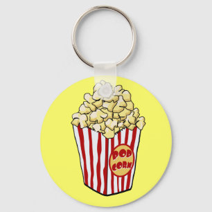Cartoon-Popcorn-Taschen-Schlüsselanhänger Schlüsselanhänger