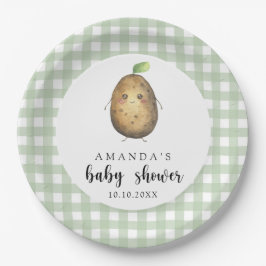 Cartoon Potato Baby Dusche Pappteller