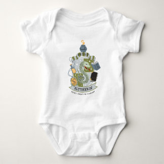 Cartoon Proud Slytherin Wappen Baby Strampler