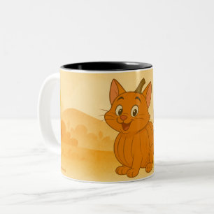 Cartoon Pumpkin Pals Tasse