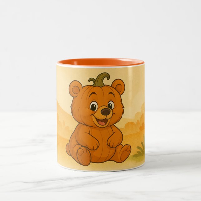 Cartoon Pumpkin Pals Tasse (Mittel)