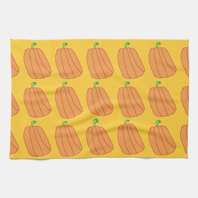 Cartoon Pumpkins Handtuch (Horizontal)