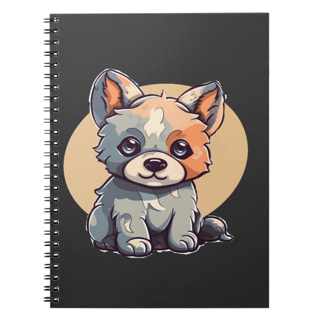 CARTOON PUPPY NOTIZBLOCK (Vorderseite)