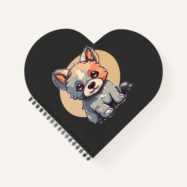 CARTOON PUPPY NOTIZBUCH (Vorderseite)