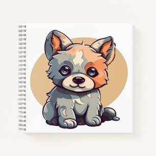 CARTOON PUPPY NOTIZBUCH