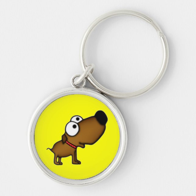 Cartoon Puppy Schlüsselanhänger (Vorne)