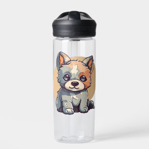 CARTOON PUPPY TRINKFLASCHE