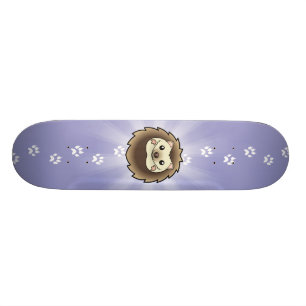 Cartoon-Pygmäe-Igel Skateboard