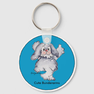 Cartoon Rabbit Niedlich personalisierte Keychains Schlüsselanhänger