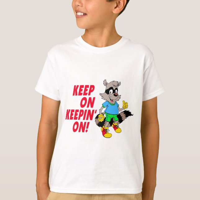 Cartoon Raccoon T-Shirt (Vorderseite)