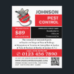 Cartoon Rat Logo - Werbung für Schädlinge und Kont Flyer<br><div class="desc">Cartoon Rat Logo - Flyer für die Werbung in Schädlingen durch den Business Card Store.</div>