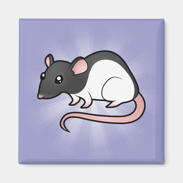 Cartoon Rat Magnet (Vorne)