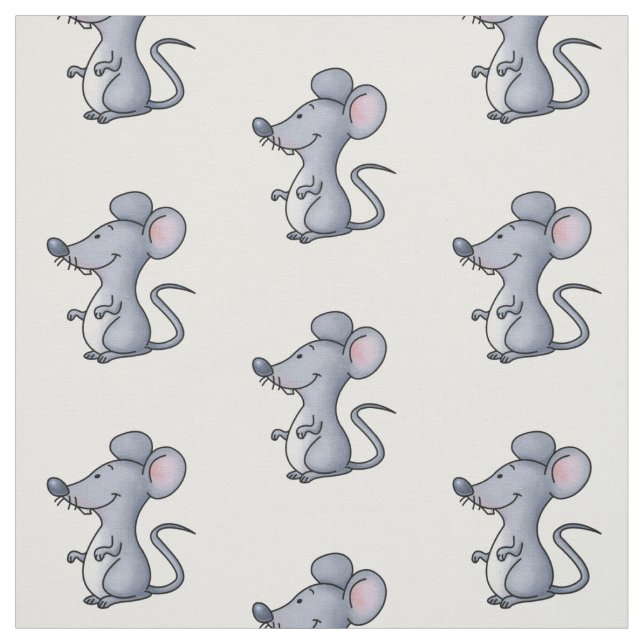 Cartoon Rat Stoff (Muster)