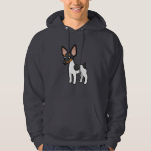 Cartoon-Ratten-Terrier/Spielzeugfox-Terrier Hoodie