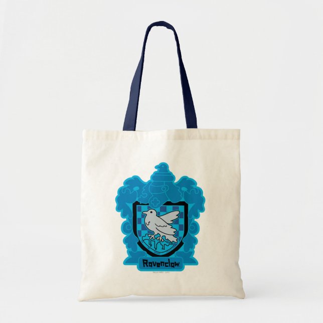 Cartoon Ravenclaw Wappen Tragetasche (Vorne)