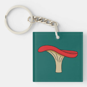 Cartoon Red Mushroom Schlüsselanhänger