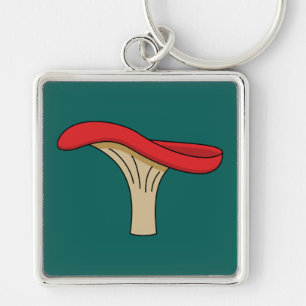 Cartoon Red Mushroom Schlüsselanhänger