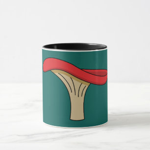 Cartoon Red Mushroom Tasse