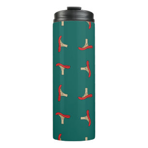 Cartoon Red Mushroom Thermosbecher