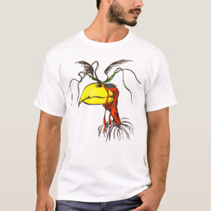 Cartoon Redneck Vulture Bird T-Shirt