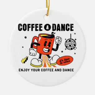 Cartoon Retro -1 Keramik Ornament