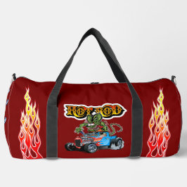 Cartoon Retro-frisierte Auto Duffle Bag