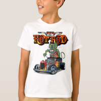 Cartoon Retro-frisierte Auto
