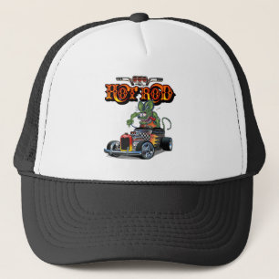 Cartoon Retro-frisierte Auto Truckerkappe