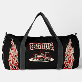 Cartoon Retrofahrzeug "Big Rig" Duffle Bag
