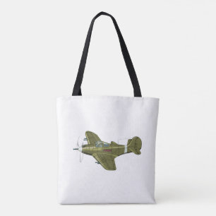 Cartoon-Retroflugzeug