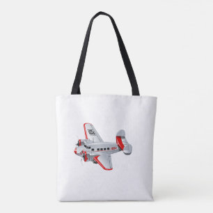 Cartoon-Retroflugzeug