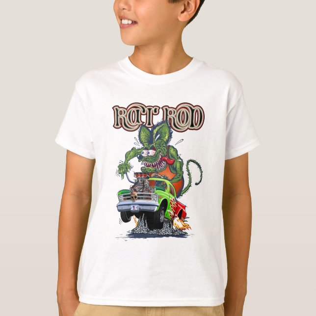 Cartoon Retrorat T-Shirt (Vorderseite)