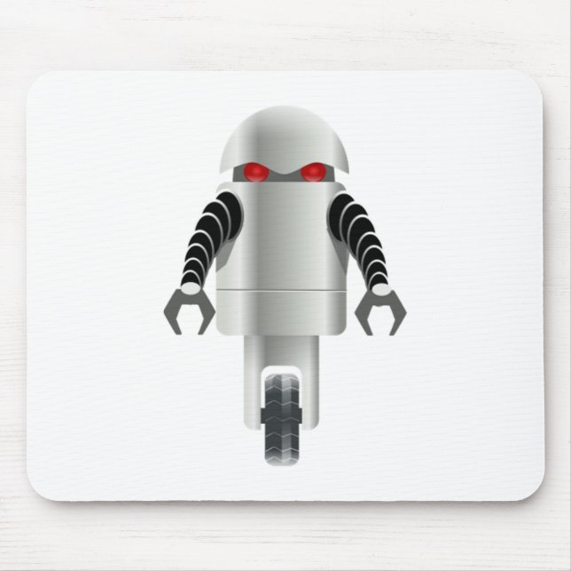 Cartoon-Roboter Mousepad (Vorne)